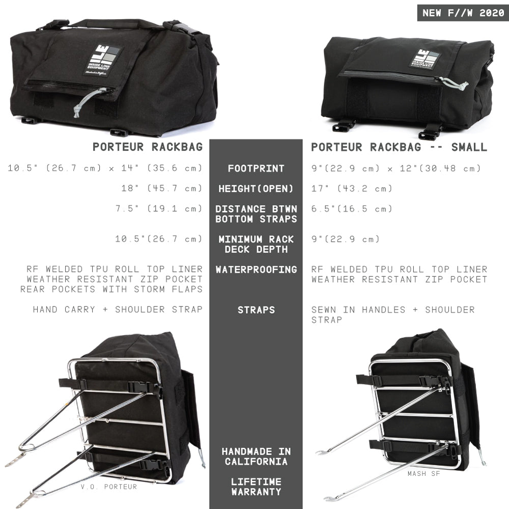 ILE Porteur Rack Bag LARGE | Soma Fab Shop